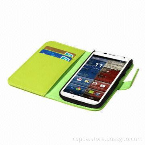 2013 New Arrival PU wallet Leather Case for Motorola Moto X